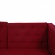 Erik Jørgensen EJ315 2-personers sofa i rødt stof 2000'erne