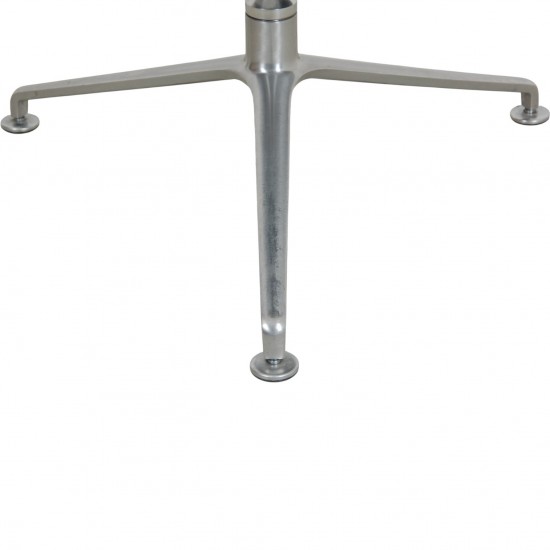 Fabricius and Kastholm tulip stol i sort læder 1990'erne