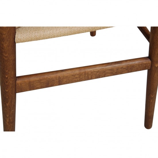 Sæt af 6 Hans Wegner CH24 Y-stole i røget eg