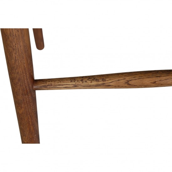 Sæt af 6 Hans Wegner CH24 Y-stole i røget eg