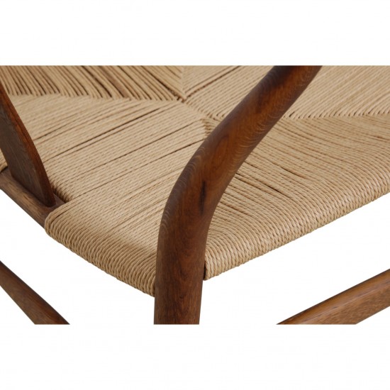 Sæt af 6 Hans Wegner CH24 Y-stole i røget eg