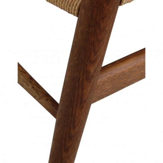 Sæt af 6 Hans Wegner CH24 Y-stole i røget eg