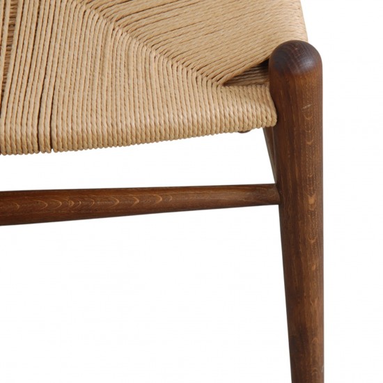 Sæt af 6 Hans Wegner CH24 Y-stole i røget eg