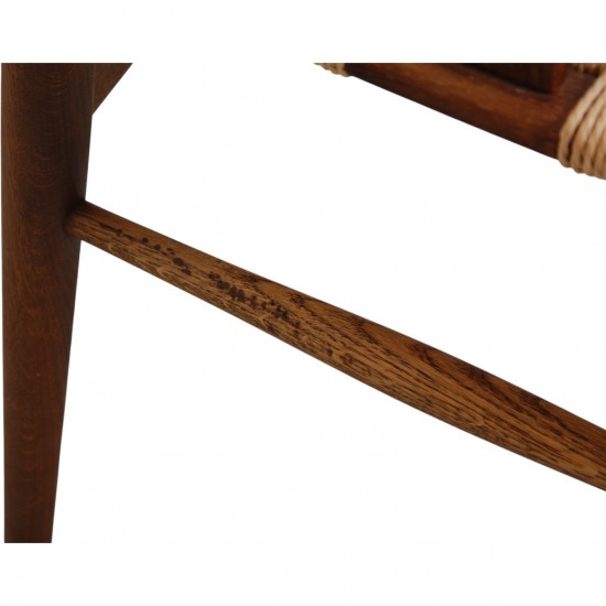 Sæt af 6 Hans Wegner CH24 Y-stole i røget eg