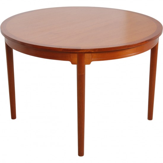 Hans Wegner cirkulært kina bord i mahogni Ø:73Cm 1980'erne