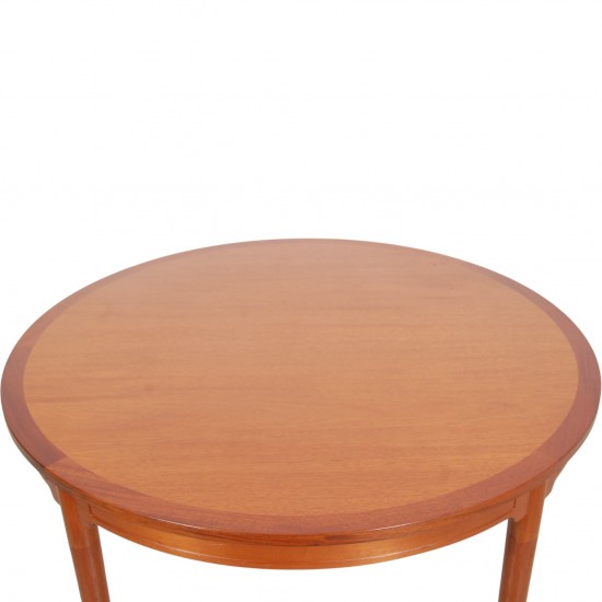 Hans Wegner cirkulært kina bord i mahogni Ø:73Cm 1980'erne