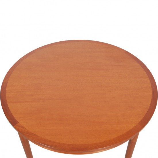 Hans Wegner cirkulært kina bord i mahogni Ø:73Cm 1980'erne