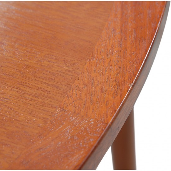 Hans Wegner cirkulært kina bord i mahogni Ø:73Cm 1980'erne