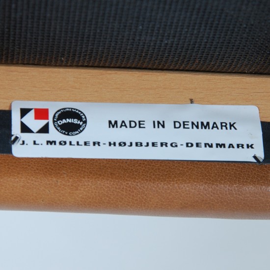 N.O Møller sæt af 3 Model 80 stole i palisander 1960'erne