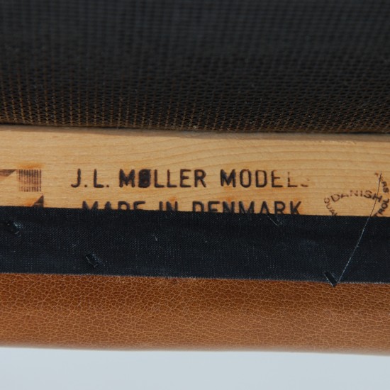 N.O Møller sæt af 3 Model 80 stole i palisander 1960'erne