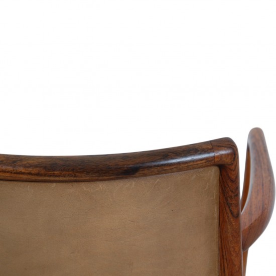 N.O Møller model 65 stol i palisander 1960'erne