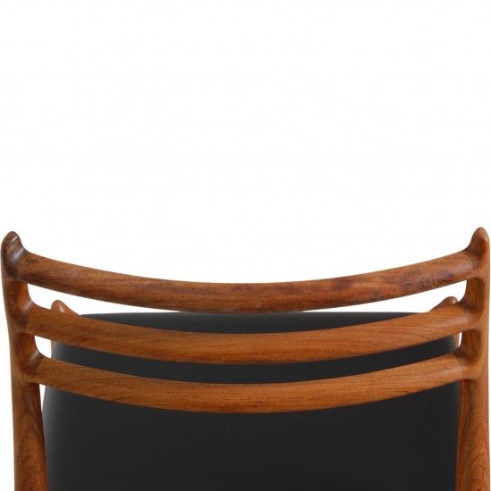 N.O Møller sæt af 4 Model 78 stole i palisander 1960'erne