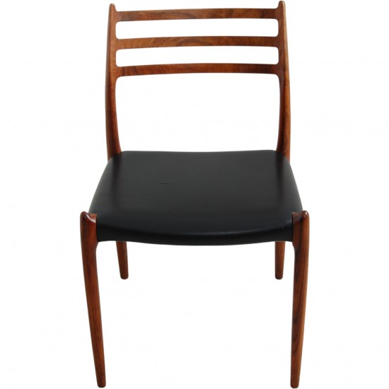 N.O Møller sæt af 4 Model 78 stole i palisander 1960'erne