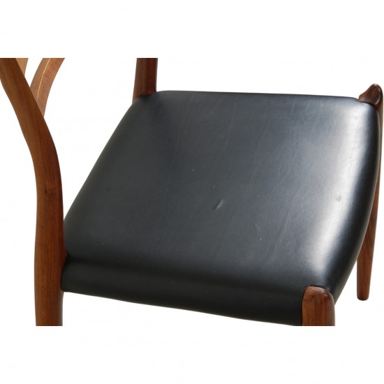 N.O Møller sæt af 4 Model 78 stole i palisander 1960'erne