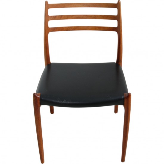 N.O Møller sæt af 4 Model 78 stole i palisander 1960'erne