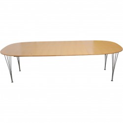 Piet Hein Super ellipse bord bøg 100x150-250 Cm 1980