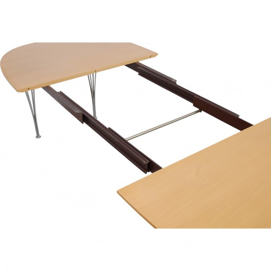 Piet Hein Super ellipse bord bøg 100x150-250 Cm 1980