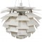Poul Henningsen hvid Kogle lampe 84 cm 2000'erne