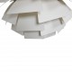 Poul Henningsen hvid Kogle lampe 84 cm 2000'erne