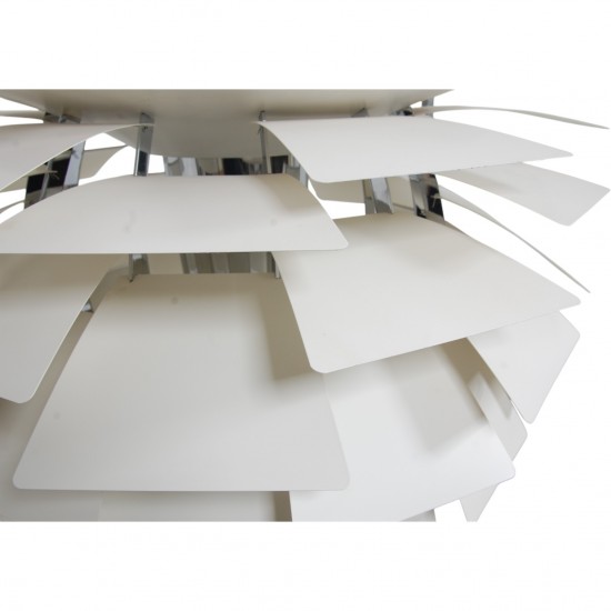 Poul Henningsen hvid Kogle lampe 84 cm 2000'erne