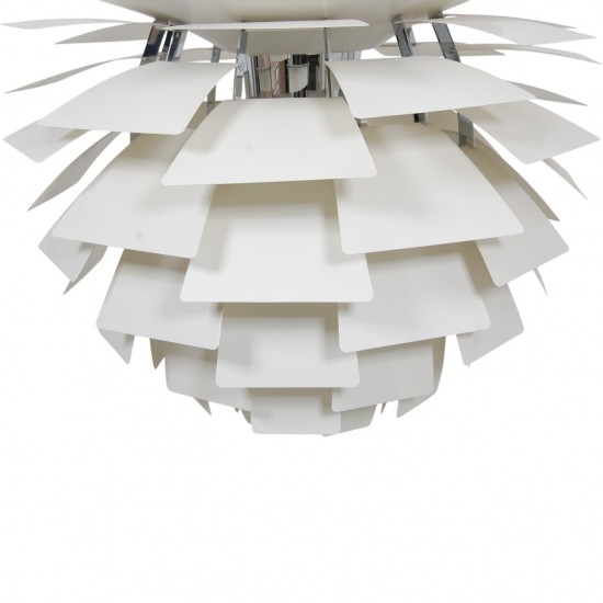 Poul Henningsen hvid Kogle lampe 84 cm 2000'erne