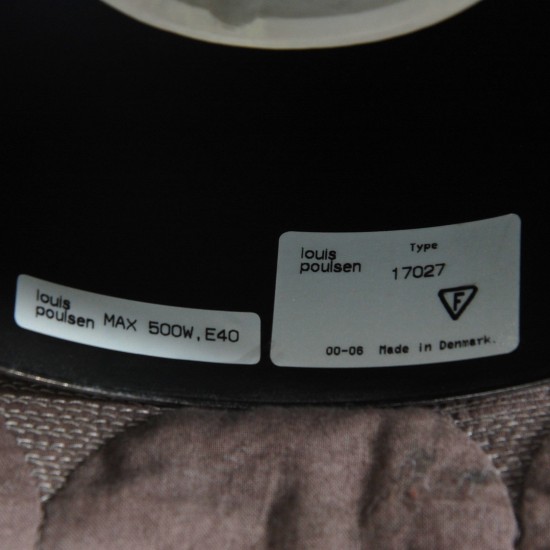 Poul Henningsen hvid Kogle lampe 84 cm 2000'erne