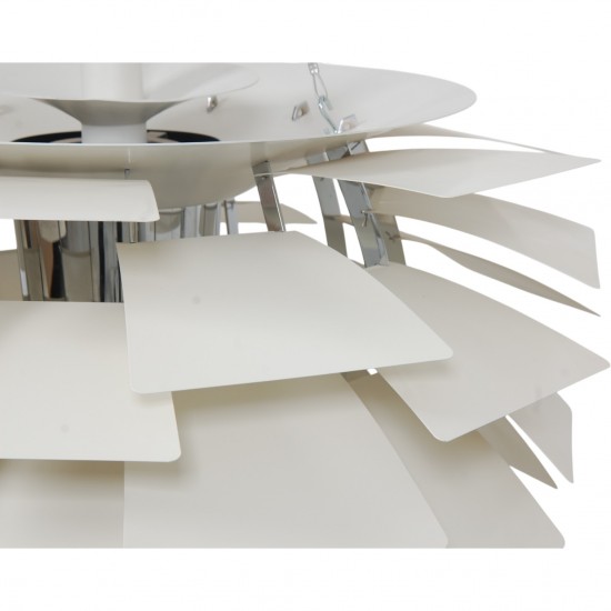 Poul Henningsen hvid Kogle lampe 84 cm 2000'erne