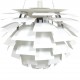 Poul Henningsen hvid Kogle lampe 84 Cm 2000'erne