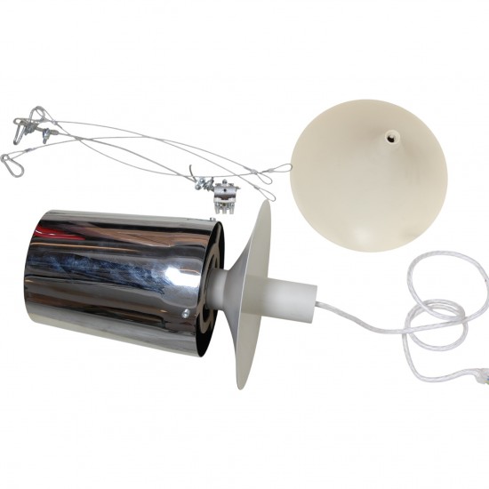 Poul Henningsen hvid Kogle lampe 84 Cm 2000'erne