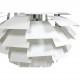 Poul Henningsen hvid Kogle lampe 84 Cm 2000'erne