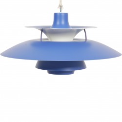 Poul Henningsen blå PH5 lampe 1990'erne