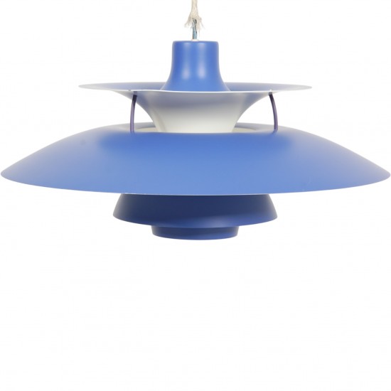 Poul Henningsen blå PH5 lampe 1990'erne