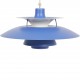 Poul Henningsen blå PH5 lampe 1990'erne
