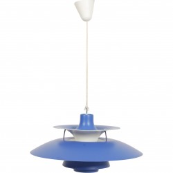 Poul Henningsen blå PH5 lampe 1990'erne