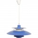 Poul Henningsen blå PH5 lampe 1990'erne