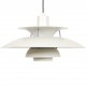 Poul Henningsen hvid PH5 lampe 1990'erne
