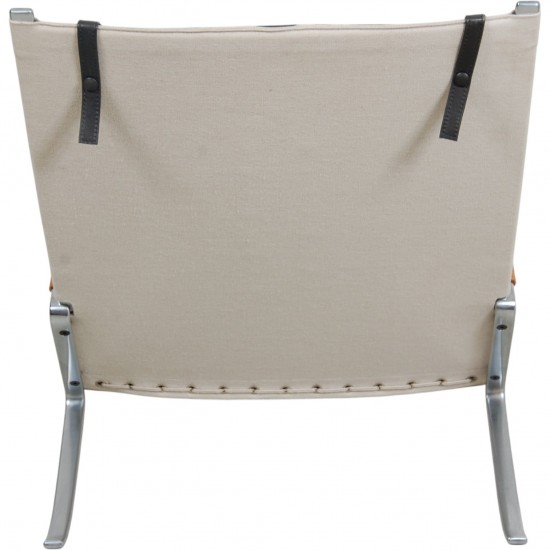 Fabricius and Kastholm Græshopper stol i sort læder 2010'erne