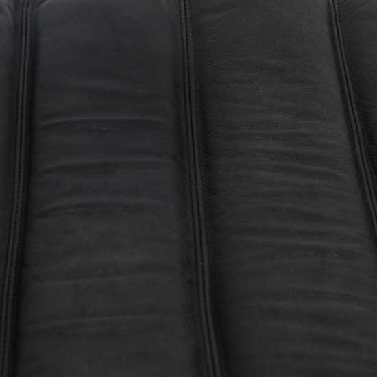 Fabricius and Kastholm Græshopper stol i sort læder 2010'erne