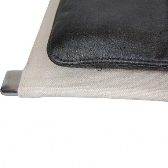 Fabricius and Kastholm Græshopper stol i sort læder 2010'erne