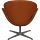 Arne Jacobsen Svanen stol i cognac Classic læder