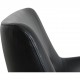 Arne Vodder 2.seater AV5 sofa in black leather