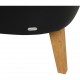 Arne Vodder 2.seater AV5 sofa in black leather