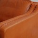 Børge Mogensen 2-personers 2212 sofa i patineret cognac læder