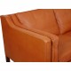 Børge Mogensen 2-personers 2212 sofa i patineret cognac læder