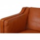 Børge Mogensen 2-personers 2212 sofa i patineret cognac læder