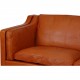 Børge Mogensen 2-personers 2212 sofa i patineret cognac læder