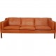 Børge Mogensen 3.personers 2213 sofa i patineret cognac læder
