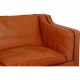 Børge Mogensen 3.personers 2213 sofa i patineret cognac læder