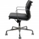Charles Eames Ea-217 softpad kontorstol i mørkegråt læder