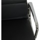 Charles Eames Ea-217 softpad kontorstol i mørkegråt læder